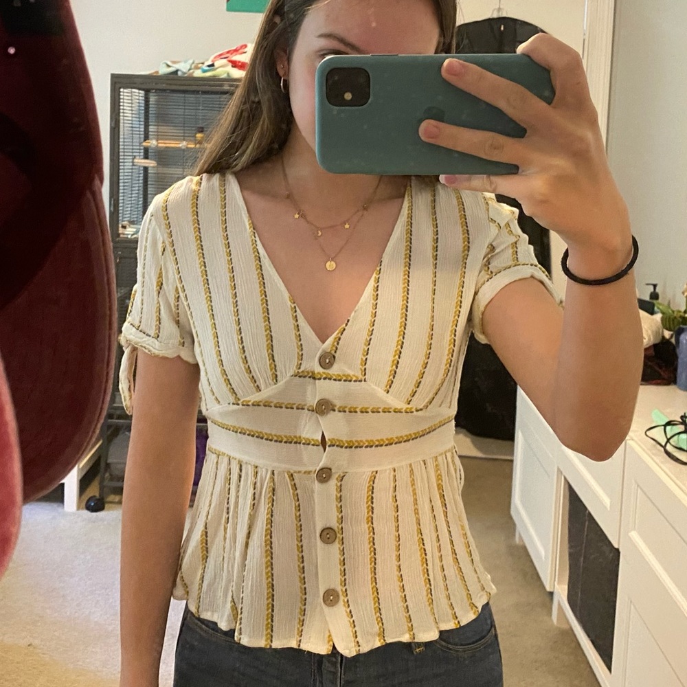 One Clothing - Flowy stripped t-shirt